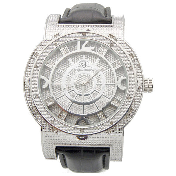 Joe Rodeo Men's 'Super Techno' Diamond-accented Watch - OSCP Jewellery Shop